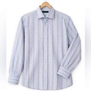 Zagiri Medium blue stripe button up